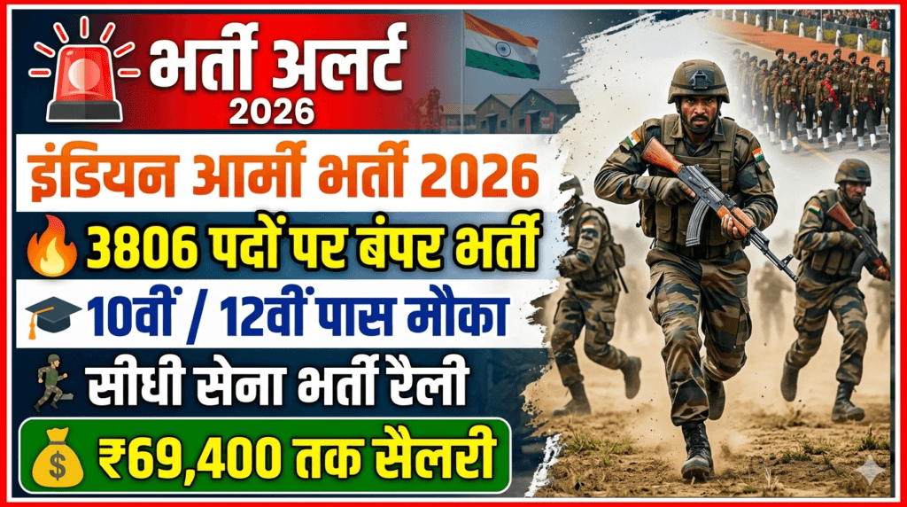 Indian Army Recruitment 2026