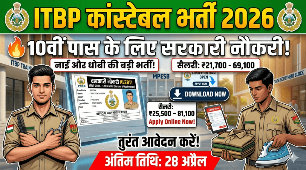 ITBP Constable Recruitment 2026
