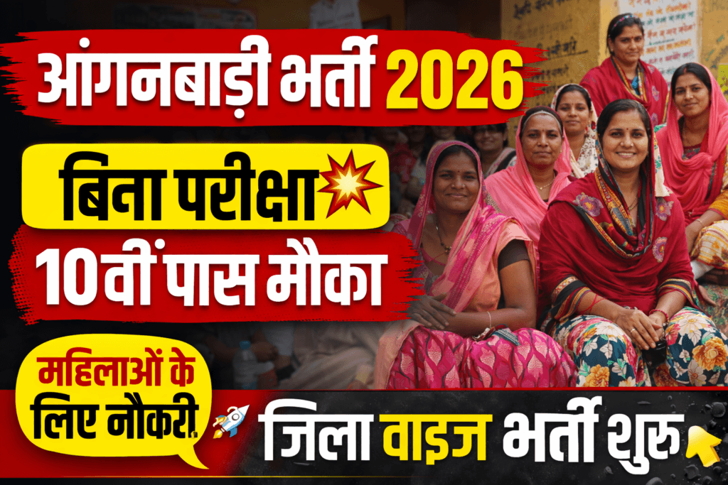 Rajasthan Anganwadi Recruitment 2026 Big Update